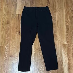 GAP Mid-Rise Stretch Ankle Pant, Black, Size 0P